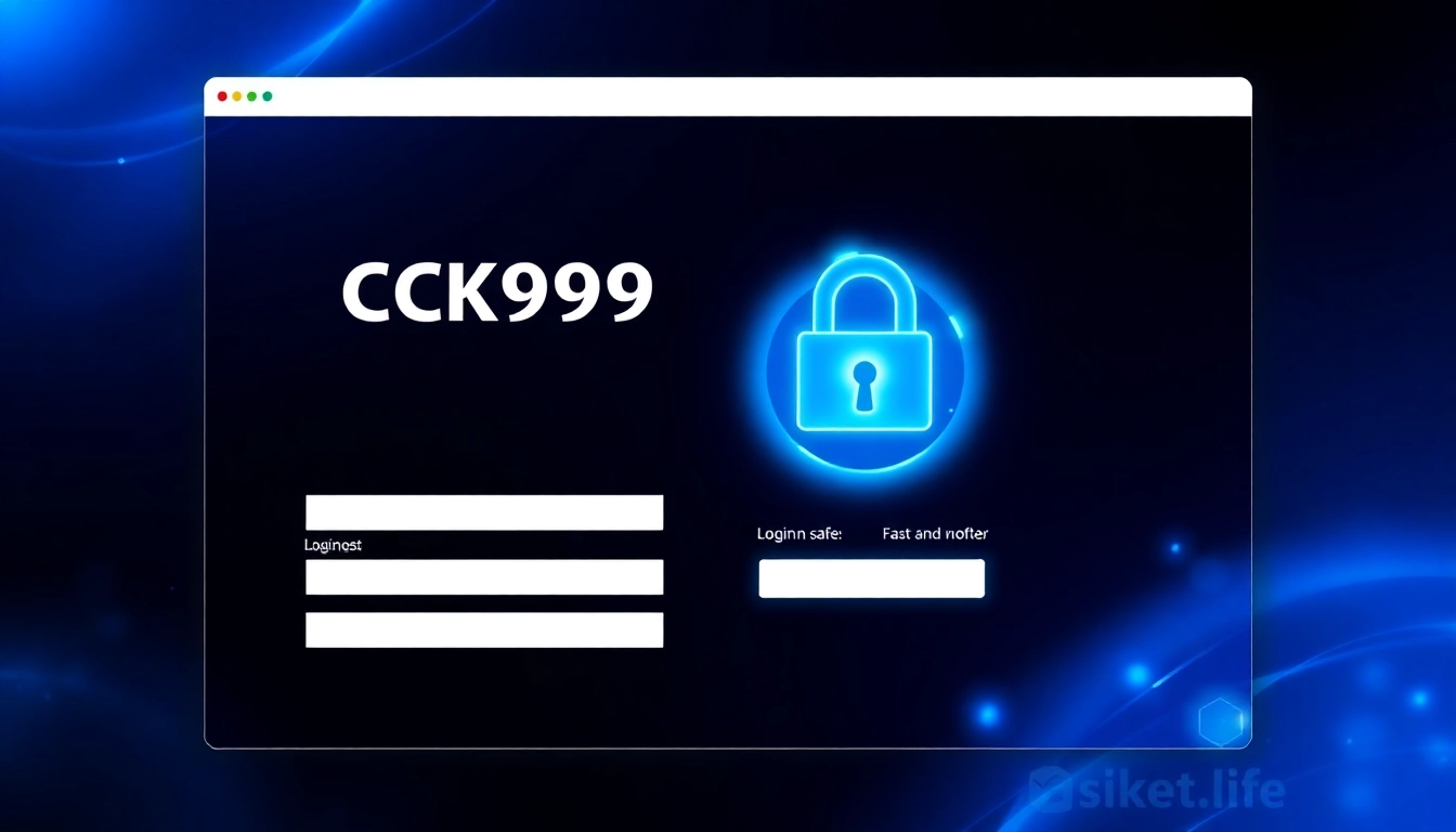 How to Access Your CK999 Account Quickly and Securely: Step-by-Step Guide to ck999 login