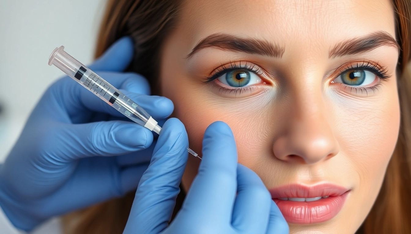 Botox Zürich: Woman receiving expert cosmetic injection for youthful skin in Zurich clinic