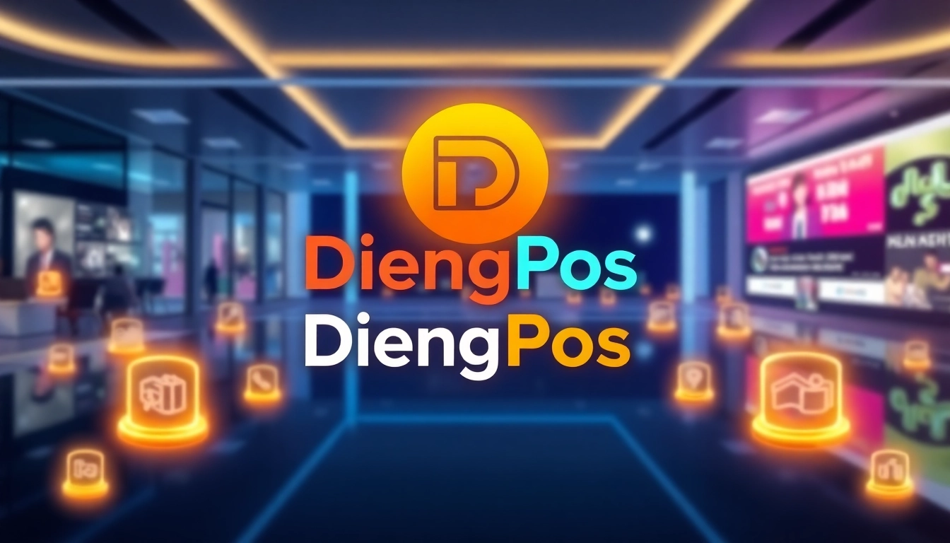 DiengPos showing the latest news updates with dynamic visuals, highlighting its role as a trusted local news portal in Indonesia.