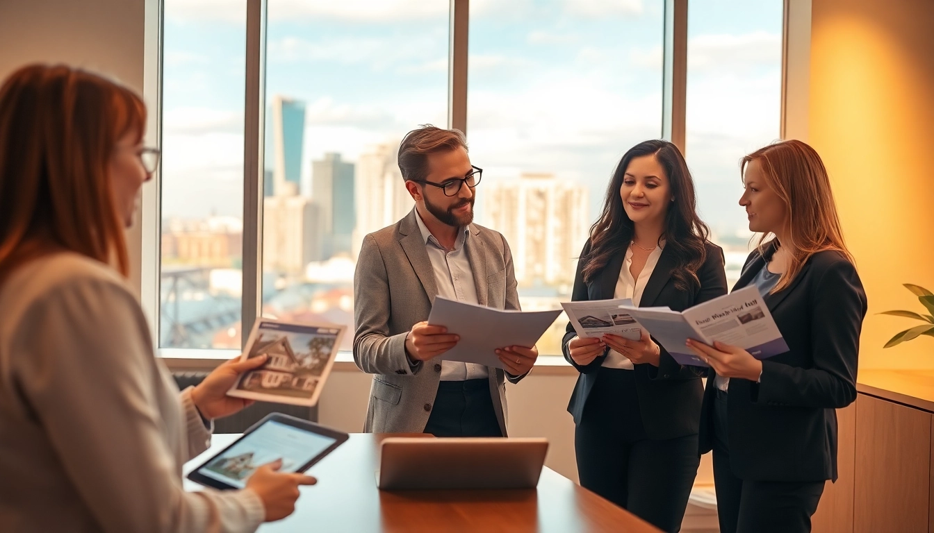 Makler Grevenbroich guiding clients through property negotiations in a professional office setting.
