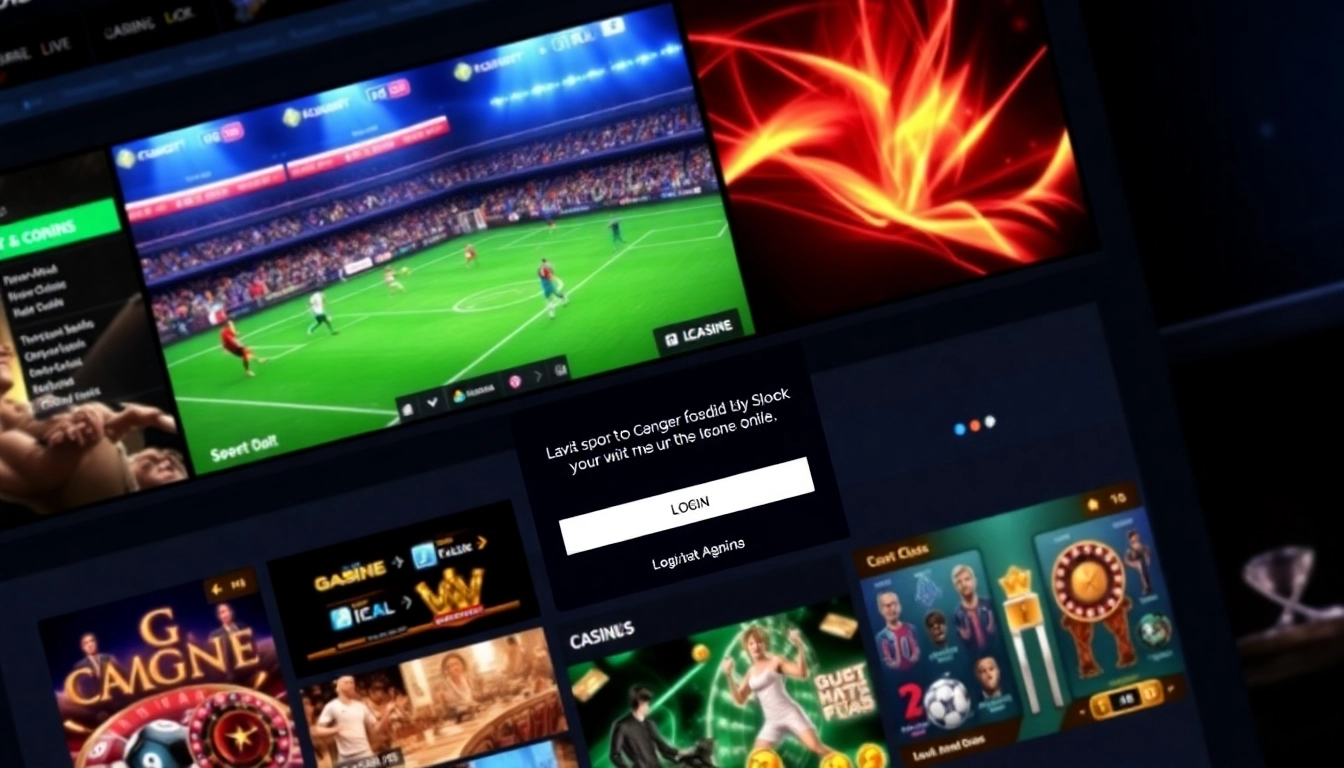 Easy Sky exchange login process on a user-friendly platform with vibrant sports and casino visuals, showcasing fast access to live betting and games.