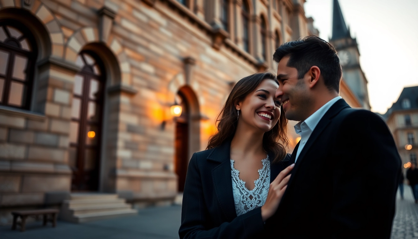 Blog photographe mariage liege showcasing romantic couple photos in Liège's scenic city hall setting for authentic wedding memories.