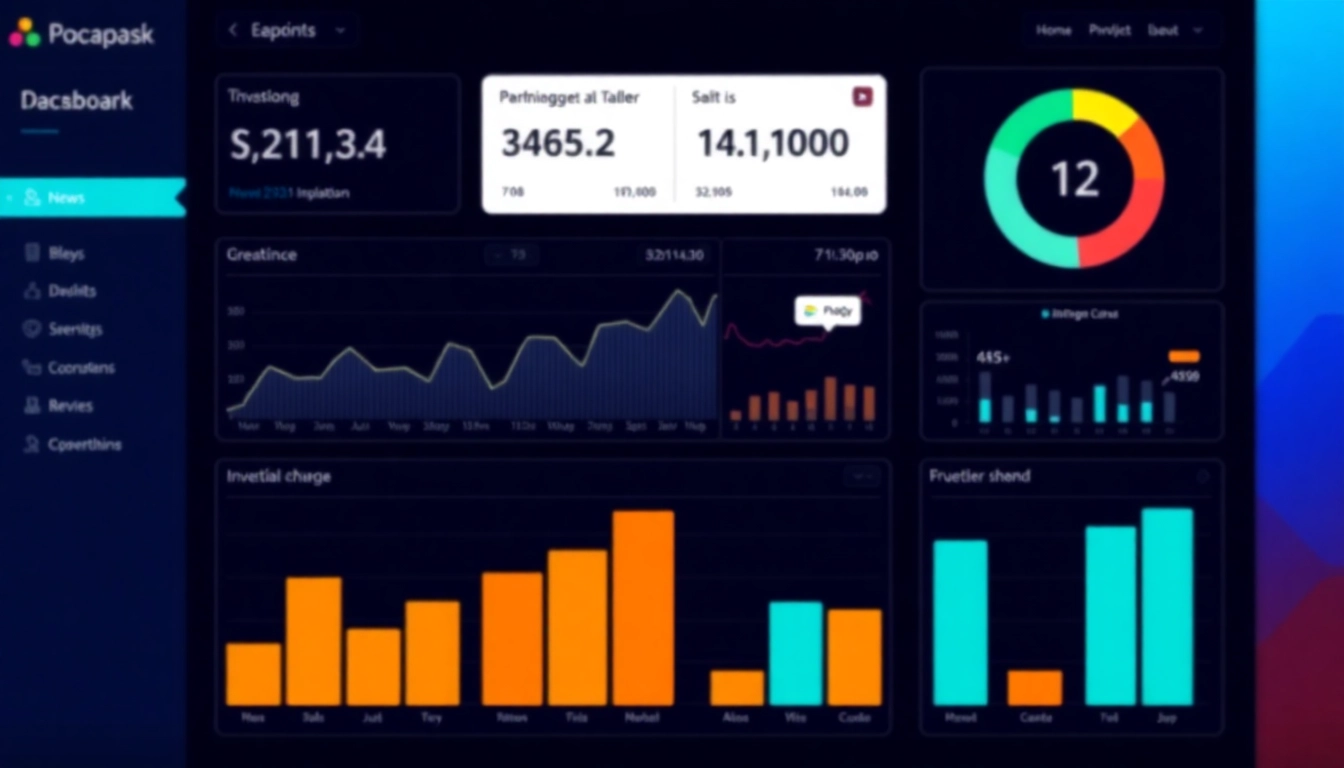 Investment Updates UK showcase of dynamic financial charts and data analysis visuals