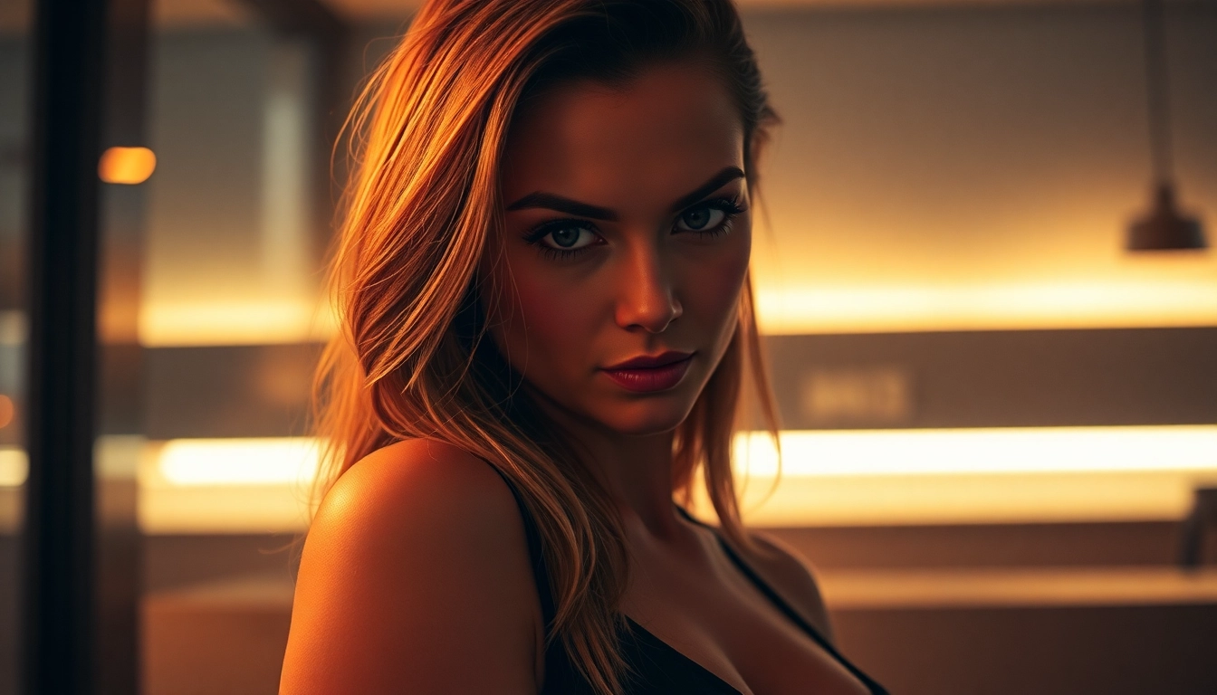 Visually appealing image representing plan sexe and seductive confidence, highlighting discreet