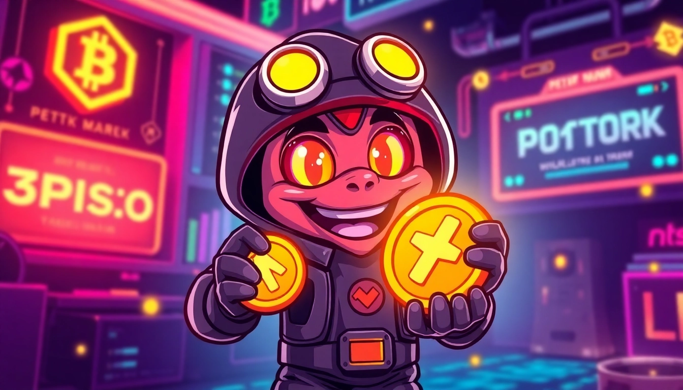 Pepe Fork Token community engaging with GambleFi games and multi-chain blockchain platform for