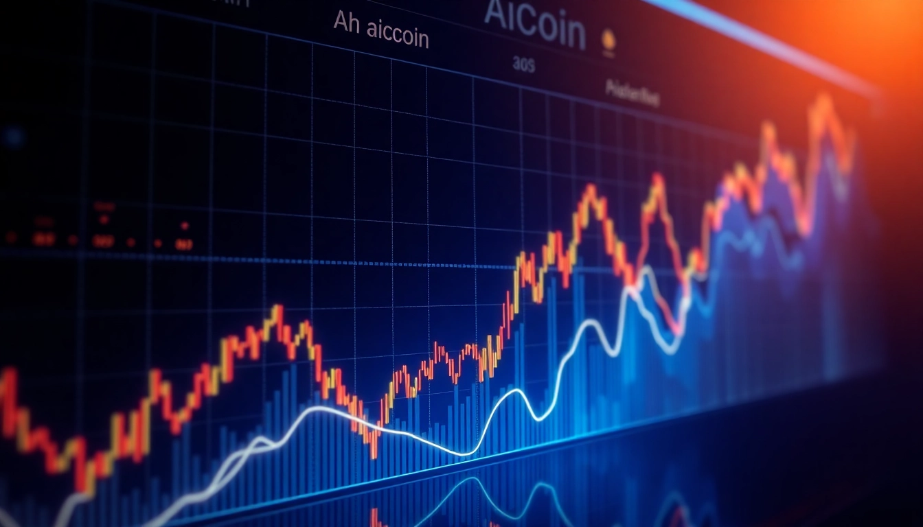 Aicoin financial platform showcasing real-time market analysis and data visualization for